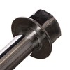 Simson Rear Thru Axle 150 mm Chrome-Plated with Hexagonal Mounting