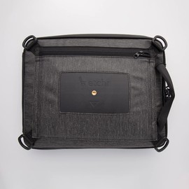 Etchr Slate Mini Satchel - 2 in 1 Art Travel Case and Small Messenger Bag for Essential Art Supplies - Multipurpose Weatherproof Travel Portfolio - Tripod Mountable for Plein Air