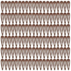 120 pinzas para el cabello de color marrón, pinzas metálicas a presión para el cabello, pasadores para el cabello de color marrón, accesorios antidesl