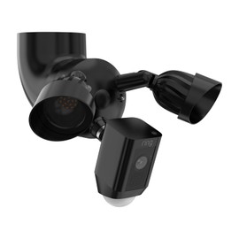 Koroao Outdoor Camera Eave Mount Bracket Compatible with R-ing Floodlight Cam Wired Pro/Plus, Blink Wired Floodlight and WYZE Floodlight v2 Cameras (Black)