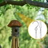 Jetec 30 Pieces Wind Spinner Swivel Hooks 360 Degree Dual