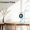 Magnetic Aromatherapy Desk Fan - 10Hrs Battery, 120° Auto Swing