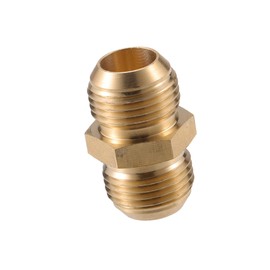 REPAIROCK Pressure Washer Connector, M18x1.5 to M18x1.5 Male Adapter Brass Screw Hose Connector Universal for Pressure Washer Quick Connect Brass Copper Tone Auto Replacement Parts