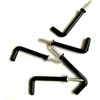 Plastic Coated Square Dresser Hooks - Ceiling Hooks - Screw