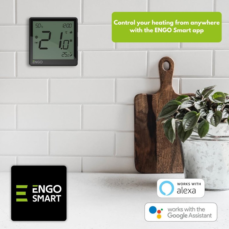 ENGO E-ONE Wireless Smart Thermostat, WiFi Programmable Controller, ZigBee 3.0,