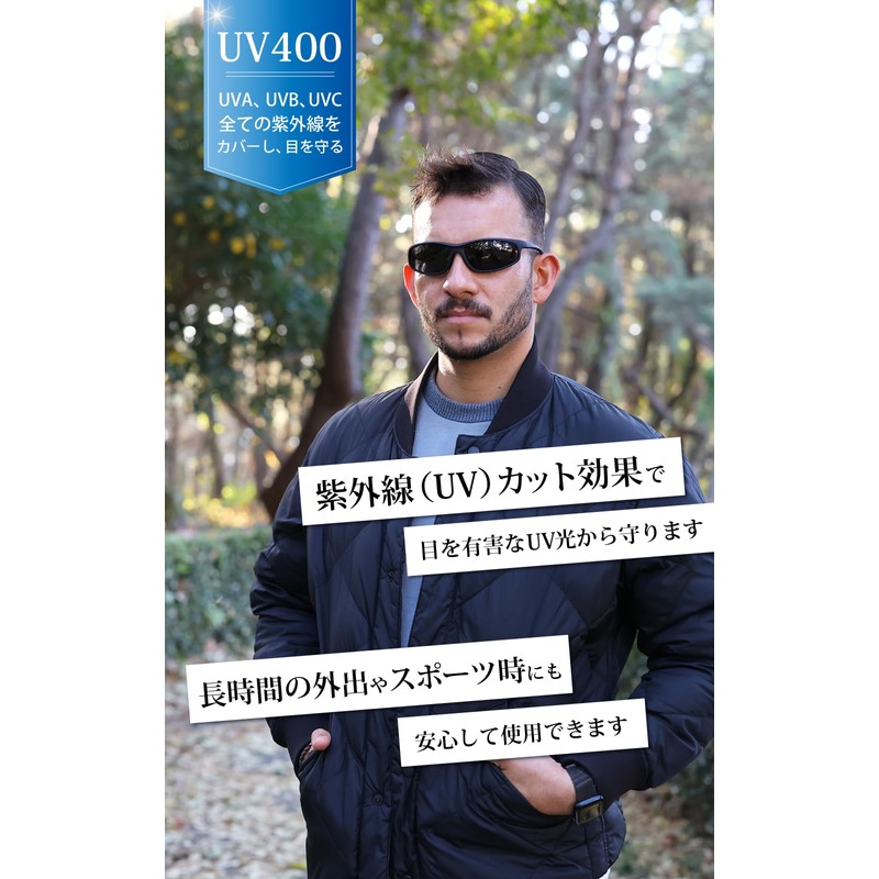 Valeria Polarized Sunglasses with Hard Case for Sports, Outdoors, UV400,