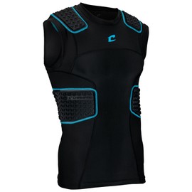 Champro Bull Rush Compression Jersey Adult, L, Black