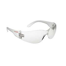 Honeywell XV100 1028860 Safety Glasses with Clear Frame, Anti-Scratch Hardcoat Lens, Lightweight, Peripheral Protection (1 Piece)