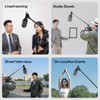ULANZI ZJ08 Extendable Cold Shoe Mic Arm Pole with Built-in