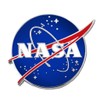 NASA Pin with dual pin posts and deluxe pin clasps