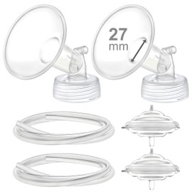Maymom Pump Parts Compatible with Spectra S2 S1, 9 Plus Breastpump. Not Original Spectra Pump Parts. Replace S2 Accessories and Flange. Flange Backflow Protector Tubing (27mm)