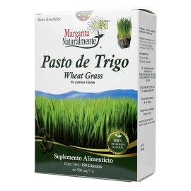 Pasto De Trigo (150 Caps) Margarita Naturalmente Sabor Sin Sabor