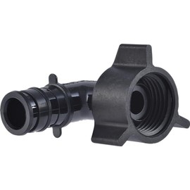 SharkBite 1/2 x 1/2 Inch NPSM Expansion FNPT Swivel 90 Degree Elbow for PEX-A Pipe, Pack of 5, Plastic Plumbing Fittings, Poly Female Adapter for PEX-A Tubing, UA532A5