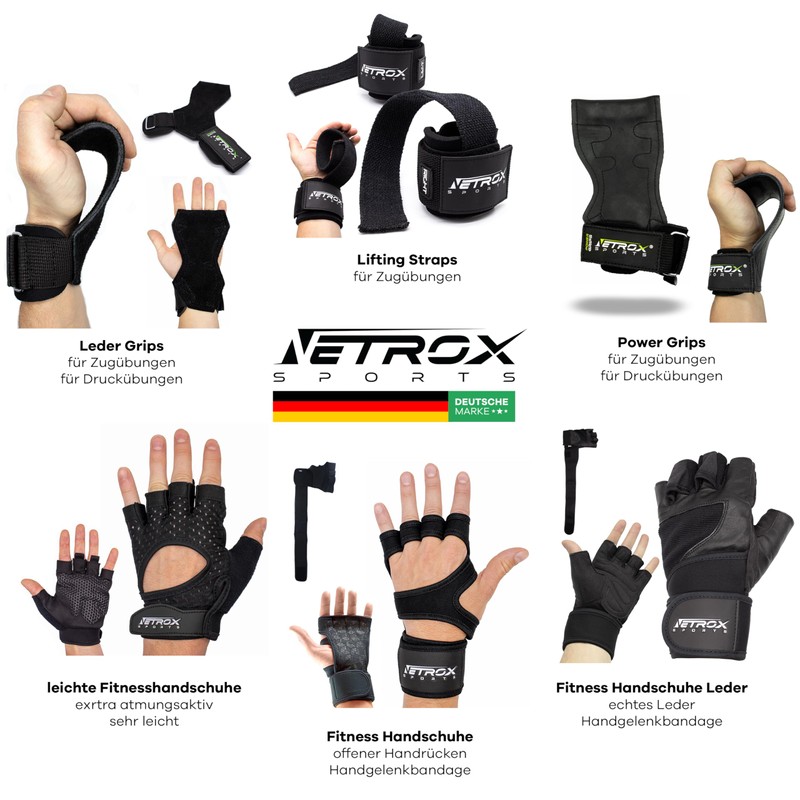 Netrox Sports® - Pull Hook Wrist for Bodybuilding, Weightlifting, Strength
