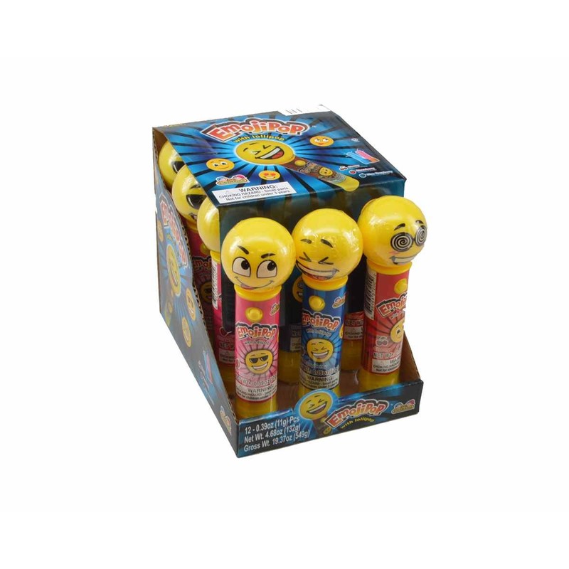 Kidsmania Emojipops with Lollipops - 12 / Bags