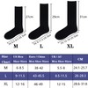 PUJANE Men's Dress Crew Socks 5 Pairs Mens Cotton Calf