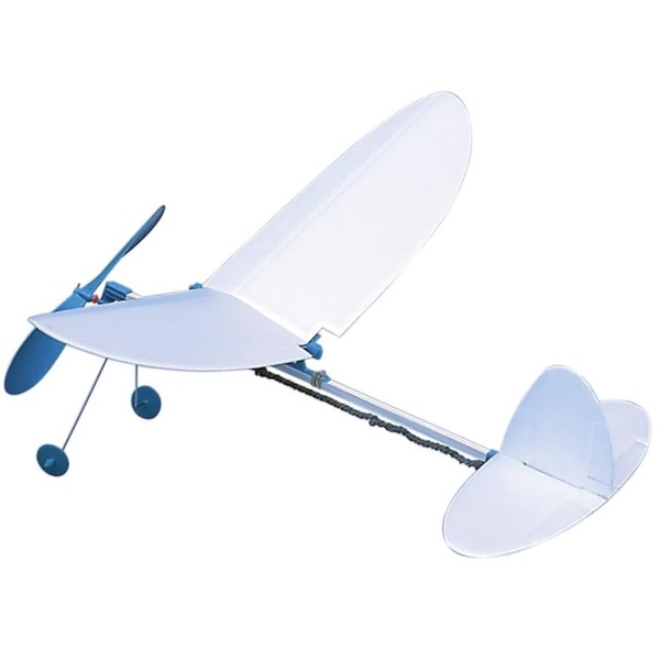 Studio Mid TA-12 Rubber Powered Airplane Round Wings Rubber Powered
