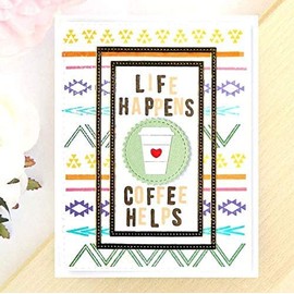 Rectangle Frame Cutting Dies for Card Making，Cutting Dies Cut Stencils for DIY Scrapbooking Photo Album Decorative Embossing Paper Dies for Card Making Templated+Cute Brooch Pin