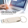 Key Chain Flash Drive 2 in 1 OTG USB3.0 TO