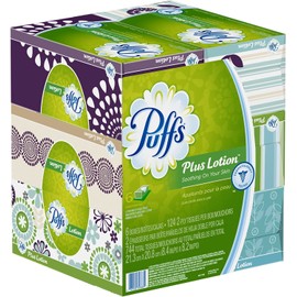 PUFFS TISS +LOTION 124CT