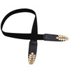 ArtiDeco Women's Metal Decorative Belt Thin Belt Elastic Waist Strap