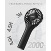 TriPole Portable Handheld Fan Mini Personal Fan with 3 Speeds