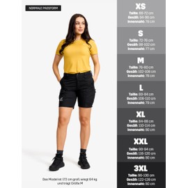 RevolutionRace Rambler Lightweight Pro Shorts for Women, Lightweight Shorts and Hiking Shorts for Women, black