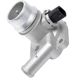 Aluminum Engine Coolant Thermostat Housing Assembly by AA Ignition - Compatible with Buick and Chevy - 1.4L Encore, Cruze, Cruze Limited, Sonic, Trax - Replaces 25200455, 55565336, 28290034, 902-808