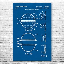 Paintball Marker Patent Print Poster (5x7) Man Cave Decor, Gifts For Men, Veteran Gifts, Sports Art, Military Gifts, Game Room Decor