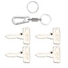 10L0L 4 Pack Golf Cart Keys for Club Car DS