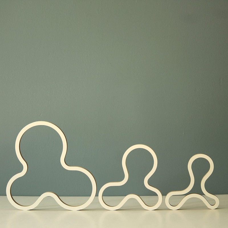 Mayamu Birch Heat Resistant Pot Stand (Trivet), White, Small