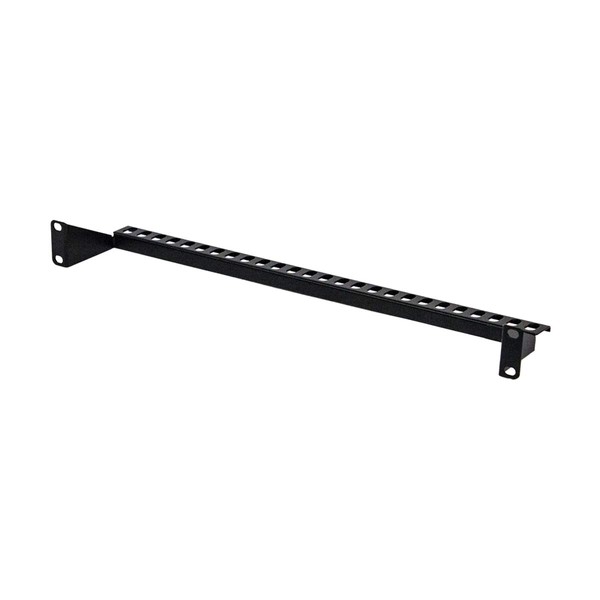 NavePoint 1U Horizontal 19-Inch Rack Mount Cable Management Bracket Cross