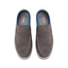 Clarks Men's Flexway Easy Moccasin, Dark Grey Suede, 11