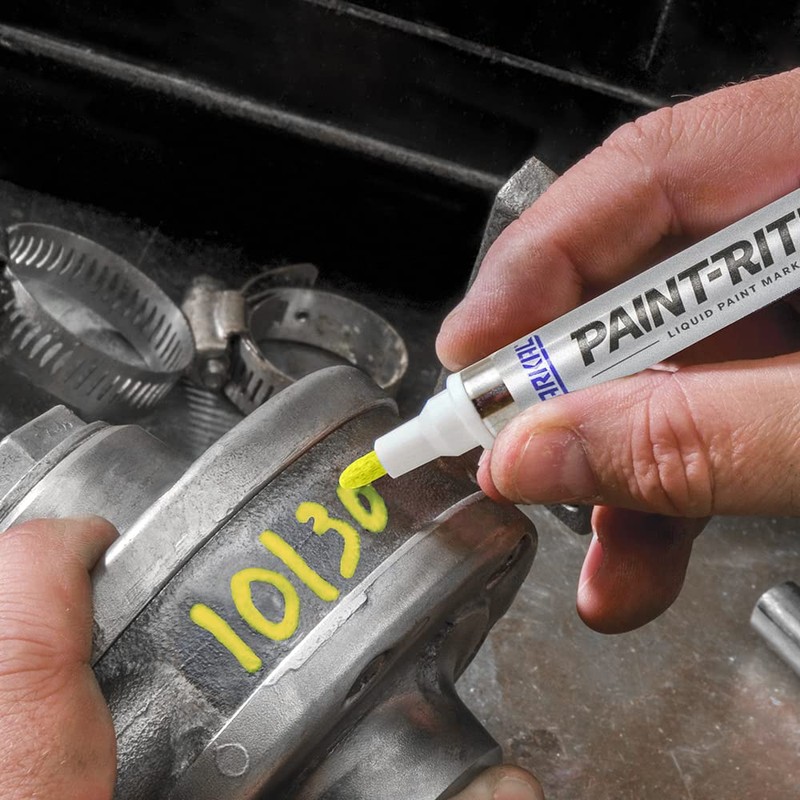 LACO Markal 96961 Proline HP Industrial Marker, Yellow