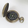 Antique World Map Hiking Compass Portable Statue of Liberty compass