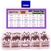 QBGTFAK 100pcs Quick Blow Ceramic Tube Fuse Assorted Kit Amp