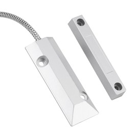 Wired Metal Door Window Magnetic Contact Sensor Detector Switch Alarm Home Garage Security Kit