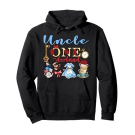 Family Uncle Of The Birthday Girl in One Derland Gift Pullover Hoodie