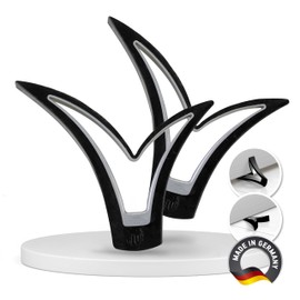 SOFTERFIX, Door Wedge Barefoot Operated Door Stop, Door Hook, Door Stopper, Door Stopper (2, Black)