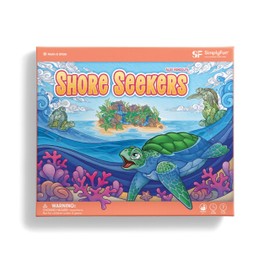 SimplyFun Shore Seekers - A Fun and Interactive Math Board Game for Kids - Practice Addition and Multiplication Skills - Math Game for Kids, 2 to 7 Players, Ages 7 & Up