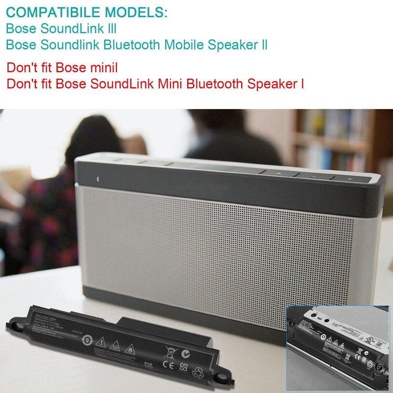 For Bose Battery for Bose SoundLink III 330107 359498 359498