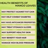 Dried mango leaves 2oz