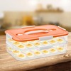 2-Layer Deviled Egg Containers with Lid, 36 Slots Plastic Detachable