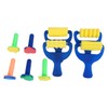 Ieron 5 Pcs Paint Sponge stamp,4 Pcs Roller brush,Foam Brushes