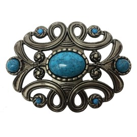 Soar-leap Oval Western Belt Buckle Turquoise western buckles for men women