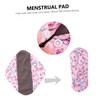 KOMBIUDA 5 Pack Bamboo Charcoal Sanitary Pads Maternity Women's Reusable
