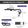 Soporte Teléfono Porta Celular 360° Carro Brazo Ajustable Negro