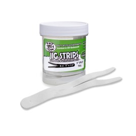 Fat Cow Jig Strips Split Tail 5" - 40X Stronger Than Soft Baits - 8 ct (Ghost White)