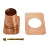 Monarch Rain Chains Gutter Adapter – Standard Adapter with Brass
