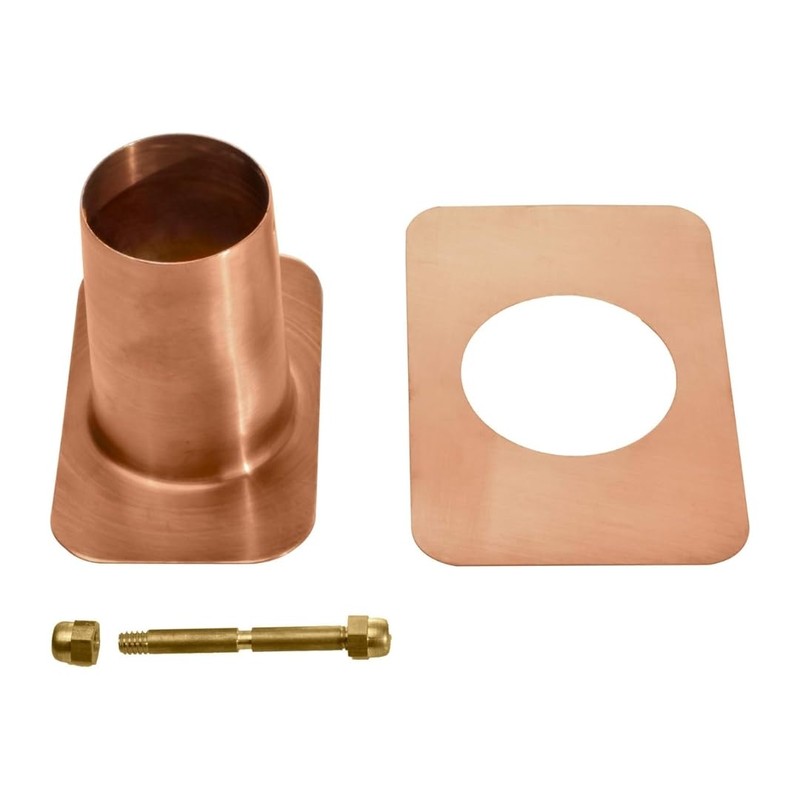 Monarch Rain Chains Gutter Adapter – Standard Adapter with Brass